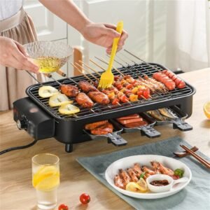 De Barbacoa Eléctrica Antiadherente Sin Humo